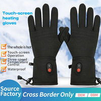 Guantes Calefactables Impermeables Unisex XKENHEAT con Control de 3 Temperaturas, Batería Recargable, Carcasa Suave Antideslizante para Esquí de Invierno