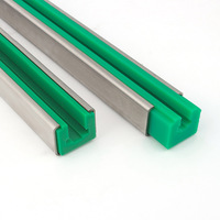 Rail de guidage industriel moulé par injection, usiné sur mesure par CNC, résistant à l'usure, en matériaux ABS/PA66/PP/PC/PMMA/PSU/PCTG, couleur personnalisable