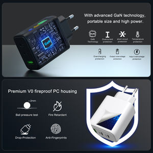 <span class=keywords><strong>Chargeur</strong></span> Rapide 65W PD USB-C avec Fiches US EU UK pour Téléphone Portable, Adaptateur de Charge Rapide 67W, <span class=keywords><strong>Chargeur</strong></span> GaN 65W <span class=keywords><strong>Original</strong></span> - Product Image 6