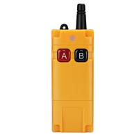 Télécommande industrielle sans fil à 4 boutons avec code d'apprentissage Construction métallique Portée de 100 à 500m Batterie AAA pour l'hydraulique