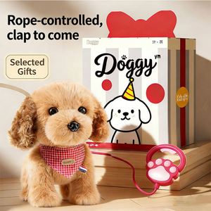 Juguete de Perro Eléctrico Realista para Niños |   Peluche de Golden Retriever que Camina y Ladra, Juguete de Peluche, Regalo de Cumpleaños para Niños, Compatible con OEM ODM - Product Image 1