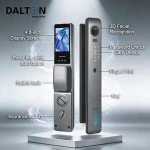 กลอนประตูอัจฉริยะ Dalton P60 1080P HD วิดีโอพร้อมมุมมองกว้าง รองรับ Wifi พร้อมระบบจดจำใบหน้า 3 มิติ  ระบบล็อคอิเล็กทรอนิกส์ - Product Image 5