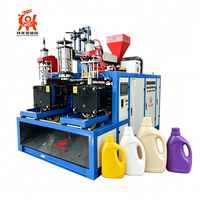 Machine de soufflage de bouteilles de détergent liquide en plastique HDPE entièrement électrique XL-65