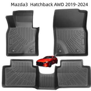 Tapetes 3D de TPE para Auto, Revestimiento para Piso de Auto, Alfombra para <span class=keywords><strong>Mazda</strong></span> <span class=keywords><strong>3</strong></span> Hatchback AWD 2019-2025 - Product Image 1