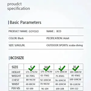 Peralatan Selam Scuba BCD Ransel Jaket Regulator Scuba Rompi Pelampung - Product Image 6