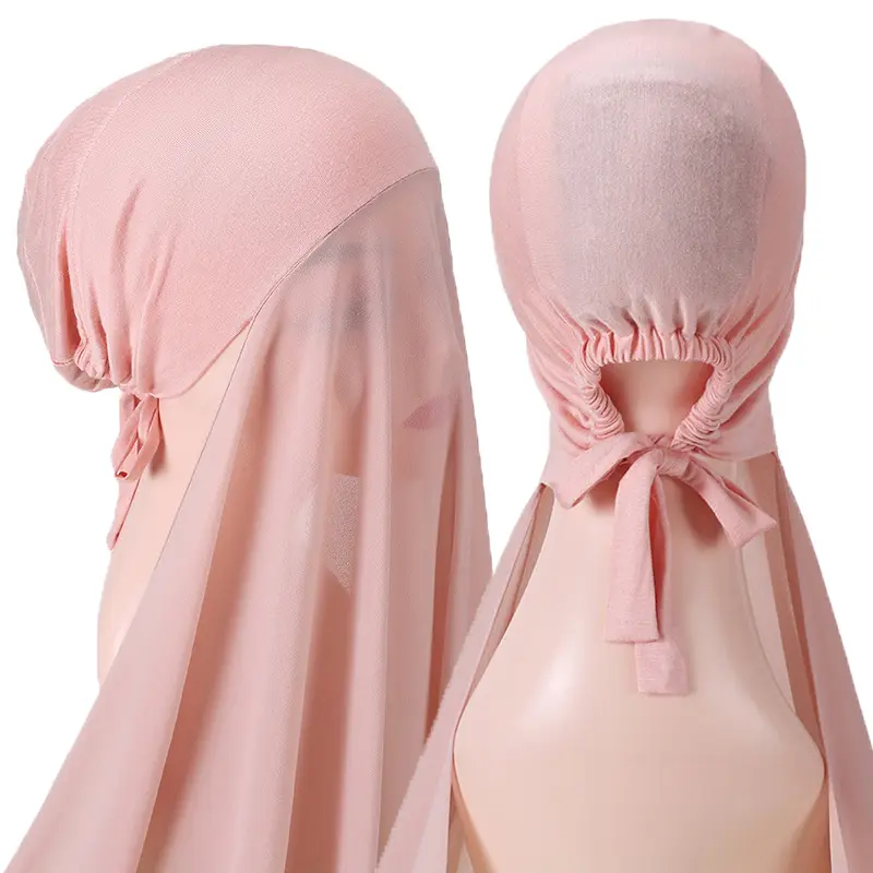 Nhà Cung Cấp Tudung Cho Phụ Nữ Hồi Giáo Mới Bán Chạy Niqab Golapi Abaya Thắt Lưng Bên Trong Mũ Trùm Đầu Tức Thì