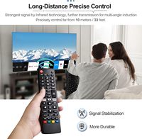 Télécommande universelle AKB75095307 compatible avec tous les téléviseurs intelligents LG, remplacement pour LED, OLED, UHD, LCD, Plasma, Magic Webos, 3D, 4K