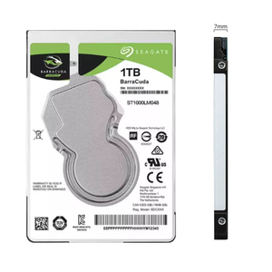 Disque dur interne pour ordinateur portable <span class=keywords><strong>Seagate</strong></span> <span class=keywords><strong>BarraCuda</strong></span> 1 To 2,5 pouces ST1000LM048 5400 tr/min 128 Mo SATA 6 Gb/s, occasion - Product Image 2