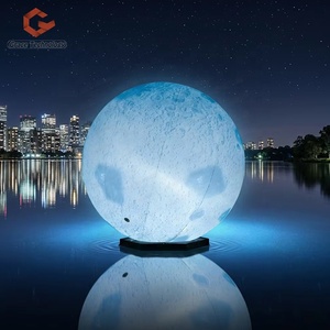 บอลลูนเป่าลมขนาดใหญ่รูปโลก ดวงจันทร์ และดาวเคราะห์ พร้อมไฟ LED - Product Image 1