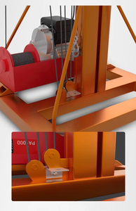 Minigrúas Eléctricas de 185 kg a <span class=keywords><strong>Precio</strong></span> de Fábrica, Grúa Pequeña para Instalar Puertas Enrollables, Puerta Corredera - Product Image 2
