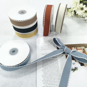 Toptan Dokuma Yüksek Kaliteli Dekorasyon Kumaş Kurdelesi, El İşi Hediye Paketleme Düğün Dayanıklı Kurdele Ruloları Toplu Tedarikçi - Product Image 6