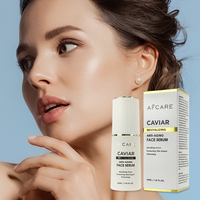 Sérum pour le visage et le corps à l'extrait de caviar et au thé vert, à l'aloe vera et au beurre de karité, sans paraben, anti-âge, anti-rides, hydratant
