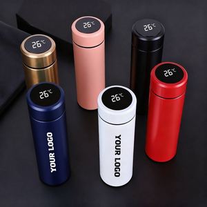 Custom Logo Printed Temperature Display Promotion Corporate Activity Business Gift Smart Vacuum Cup Water Bottle - Product Image 1