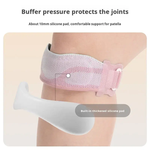 Attelle de genou en silicone de 10 mm pour soutenir la rotule et soulager la pression, sangle de soutien rotulien - Product Image 3