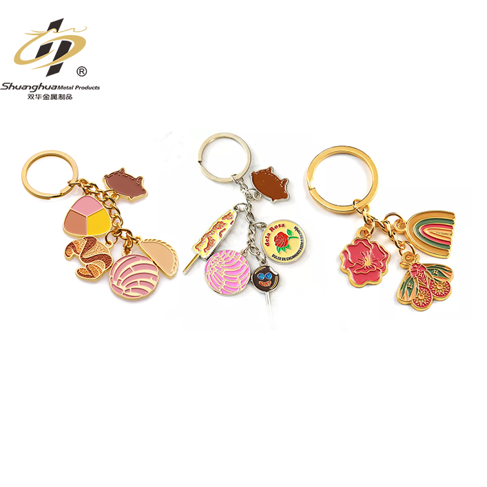 Portachiavi con strass in lega di zinco all'ingrosso