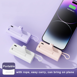 แบตสำรองความจุสูง ชาร์จเร็ว น้ำหนักเบา บางเฉียบ 15W 10000mAh พร้อมสาย TYPE C สำหรับ <span class=keywords><strong>iPhone</strong></span> 15 <span class=keywords><strong>Pro</strong></span> ขายส่ง - Product Image 2