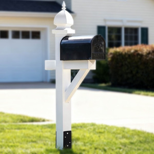 Boong Kích thước mạnh mẽ u-hình dạng thép carbon hàng rào bài Neo bài cơ sở bê tông 2 cái/bộ cho hàng rào cổng và an ninh nhà - Product Image 4