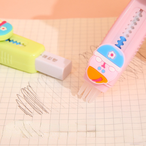 Gomme créative en caoutchouc en forme d'ours de dessin animé pour étudiants, sans résidus, gomme modifiée - Product Image 5