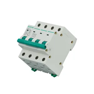 Mini disyuntor eléctrico de CA, mcb, protección de sobrevoltaje, 1A, 25A, 32A, 40A, 50A, 63A