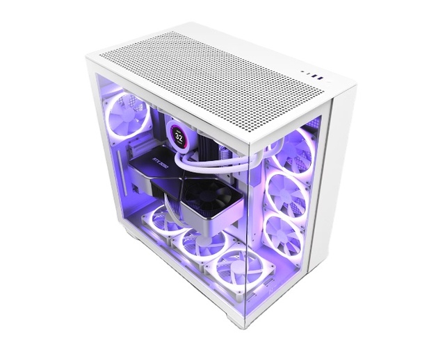 Computer Case NZ-XT H9 Flow Mid-Tower Support Mini-ITX Micro-ATX ATX Desktop Gaming PC Case