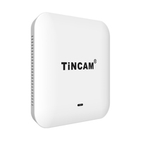 Punto de Acceso Inalámbrico Interior TiNCAM WiFi 7 de 3600 Mbps, Doble Banda, Gigabit, Router AP de Techo, WAN de 2.5 Gbps, Puertos LAN de 1000 Mbps, para Hotel y Oficina