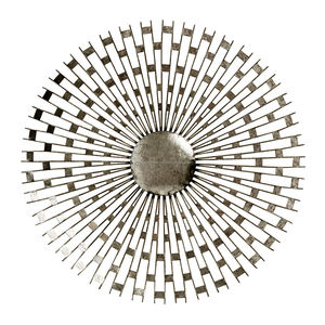 ROUND <b>FLOWER</b> DESIGN ALUMINIUM <b>WALL</b> ART for BEDROOM HALLWAY OUTDOOR INDOOR - Product Image 3