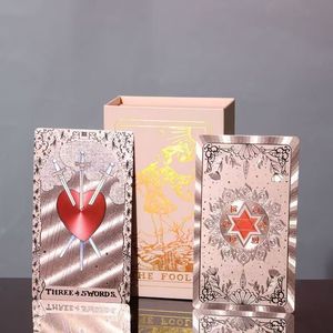 78 Cartas del <span class=keywords><strong>Tarot</strong></span> Clásicas Doradas, Cartas de Lujo Resistentes al Agua con Lámina Dorada en Caja para Explorar <span class=keywords><strong>el</strong></span> <span class=keywords><strong>Mundo</strong></span> Misterioso en Profundidad - Product Image 2