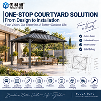 Pergola en aluminium minimaliste, résistante à la corrosion, avec ombrage optimal, pour villas, balcons, cours et projets de loisirs extérieurs – Approvisionnement en gros