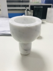 Portavelas de Mármol Natural de Lujo - Decoración Hecha a Mano con Calacatta Viola y Ónix Verde, Ecológico y Listo para Enviar - Product Image 4