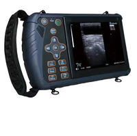 Échographe vétérinaire portable pour animaux de grande taille avec batterie intégrée, alimentation CA 110-220V, imagerie diagnostique portable pour chien, cochon, cheval