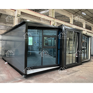 Maison conteneur <span class=keywords><strong>extensible</strong></span> moderne 2 chambres à coucher 1 salle de bain Maison mobile préfabriquée Structure en acier pour gymnase Granges Atelier <span class=keywords><strong>Caravane</strong></span> - Product Image 1