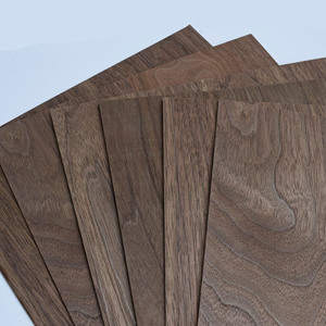 Échantillon gratuit contreplaqué de placage de noyer bois découpé au laser bricolage fabrication de meubles fourniture de travail du bois placage de bois de noyer - Product Image 2