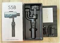 Stabilisateur portable 3 axes S5B à prix d'usine avec suivi automatique du visage à 360°, perche à selfie VLOG et trépied