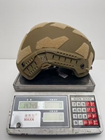 Casque tactique balistique avancé avec matériau PE, camouflage, sangle réglable pour adultes, services de sécurité