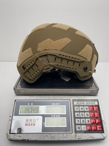 Mũ chiến thuật chống đạn cao cấp với chất liệu PE, kiểu ngụy trang, dây đeo có thể điều chỉnh dành cho người lớn, dịch vụ an ninh - Product Image 3