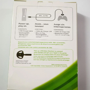 XBOXes 360 무선 컨트롤러 콘솔 교체 게임 패드 Bateria 키트 용 충전기가있는 4800mAh 충전식 배터리 팩 - Product Image 6