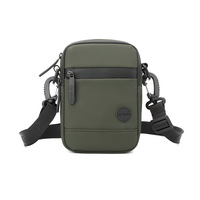 Sac de Poitrine en Nylon pour Homme, Sac à Bandoulière Portable Multi-Poches pour Course, Randonnée et Sport, Sac Sling Croisé