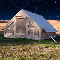 12 ㎡   Tente gonflable portable pour le camping en plein air, en tissu Oxford, quatre saisons, imperméable 3000 mm, vente chaude
