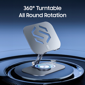 Support de tablette en alliage d'aluminium réglable à rotation 360°, portable, <span class=keywords><strong>pour</strong></span> bureau, compatible avec <span class=keywords><strong>iPad</strong></span> et mobile Vothoon - Product Image 5