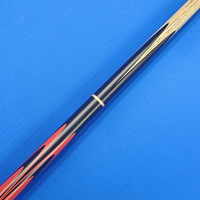 Bojue Original 10,5mm 3/4 geteilter 2-teiliger Billard-Queue-Stick mit Edelstahl verbindung aus Eschenholz für den Pools port