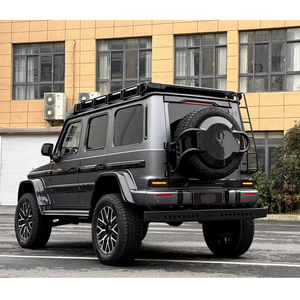 Protector de parachoques trasero de acero para exteriores, barra trasera <span class=keywords><strong>4x4</strong></span> estilo 2019-2023 para <span class=keywords><strong>Mercedes</strong></span> Clase G W463A <span class=keywords><strong>G63</strong></span> W464 - Product Image 3