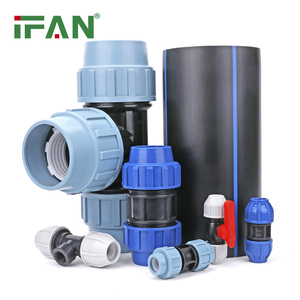 Raccordi a compressione per tubi in HDPE raccordo a <span class=keywords><strong>T</strong></span> connettore a gomito HDPE raccordo - Product Image 6