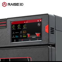 Raise3D E2 CF 3D Printer presisi tinggi nozel ganda dengan ukuran besar untuk industri PLA cetakan untuk pendidikan desain perusahaan