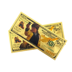 Billete de 2026 de América The Goonies Bañado en Oro de 24K para Regalos - Product Image 3