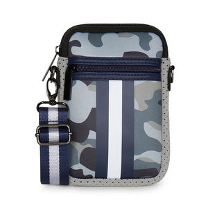 サイズ印刷小型ネオプレンクロスボディ携帯電話ポーチスマートフォン財布バッグショルダーストラップ付き女性男性用 - Product Image 5