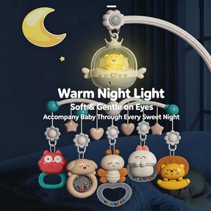 Jouets pour bébés de 0 à 24 mois, ensemble télécommandé, <span class=keywords><strong>petit</strong></span> ours, cloche de lit, jouets suspendus amusants, hochets, mobile musical rotatif unisexe pour bébé - Product Image 4