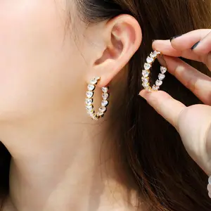 Factory Direct Sale Irregular Shaped Shaped Silver Plated High Quality Earrings Exclusive Design Fashion Earrings