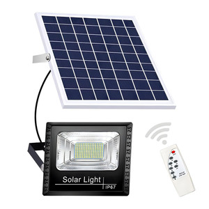Lámpara Solar de Seguridad Súper Brillante con 252 LED, IP65 Impermeable, Sensor de Movimiento, para Jardín y Carretera - Product Image 1