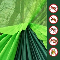 Hamac de camping premium en nylon pour 2 personnes avec moustiquaire et housse de pluie, idéal pour le backpacking, la survie et les voyages en plein air