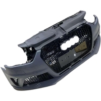Piezas de automóvil Audi RS4 de alta calidad, parachoques delantero usado, estilo RS, fibra de carbono, labio trasero, barra de toro duradera con recortes de escape